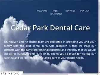 cedarparkdentalcare.com