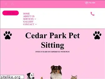 cedarparkpetsitting.com