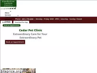 cedarpetclinic.com