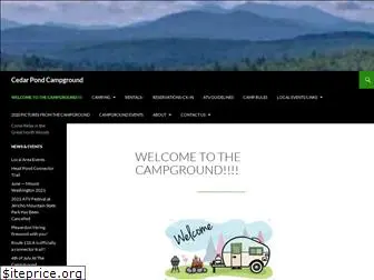 cedarpondcamping.com