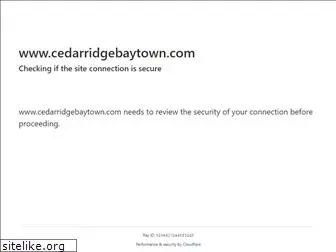 cedarridgebaytown.com