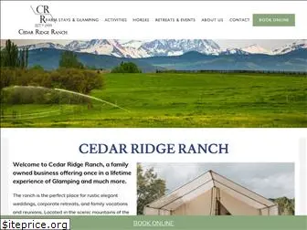 cedarridgeranch.com