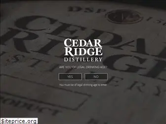 cedarridgewhiskey.com