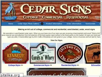 cedarsigns.net