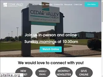 cedarvalleychurch.net