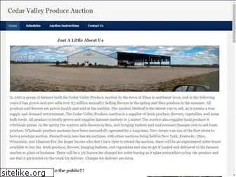 cedarvalleyproduceauction.com