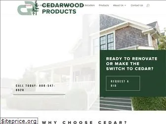 cedarwoodproducts.net