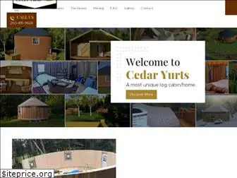 cedaryurts.com