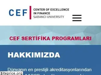 cef.sabanciuniv.edu