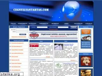 cegnyilvantartas.com