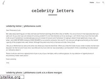 celebrityletters.com