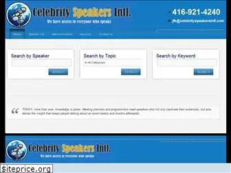 celebrityspeakersintl.com