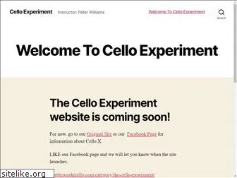 celloexperiment.com