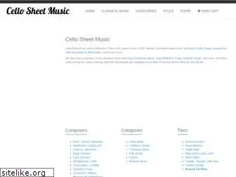 cellosheetmusic.net