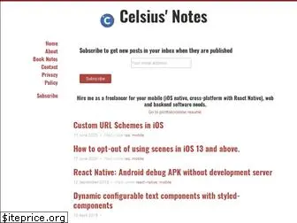 celsiusnotes.com