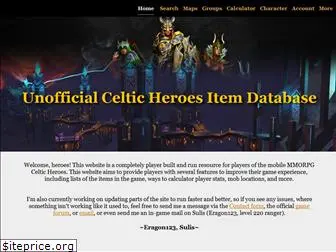 celticheroesdb.com