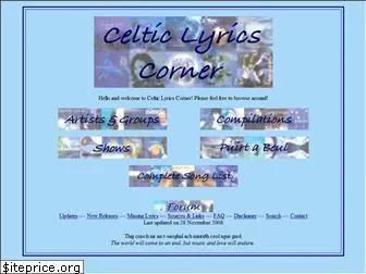 celticlyricscorner.net