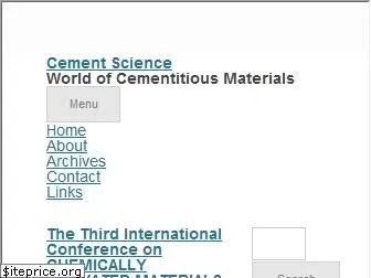 cementscience.com