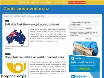 cenik-postovneho.cz