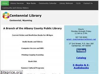 centenniallibrary.net