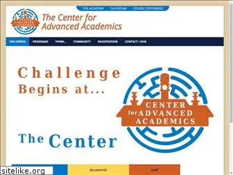 centerforadvancedacademics.com
