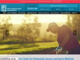 centerfororthosurgery.com