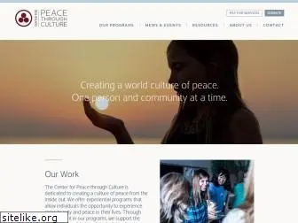 centerforpeacethroughculture.org