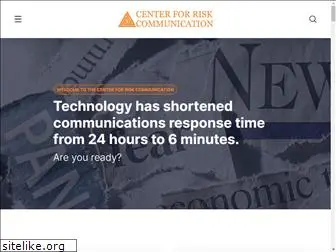 centerforriskcommunication.org