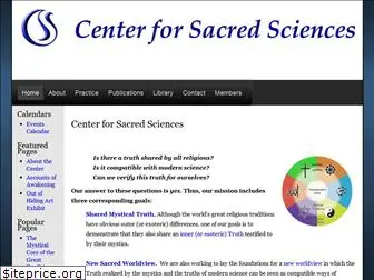 centerforsacredsciences.org