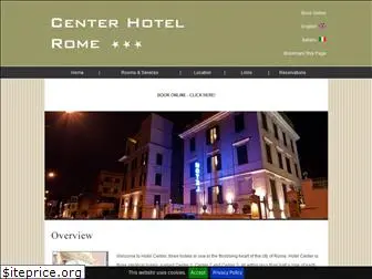 centerhotelrome.com