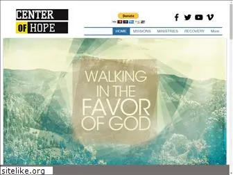 centerofhopeministry.org