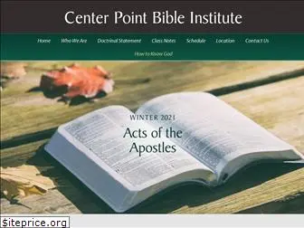 centerpointbibleinstitute.com
