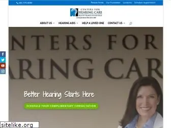 centersforhearingcare.com