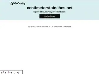 centimeterstoinches.net