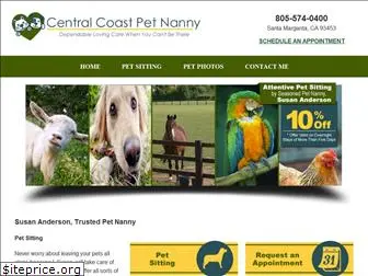 centralcoastpetnanny.com