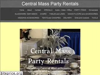 centralmasspartyrentals.com