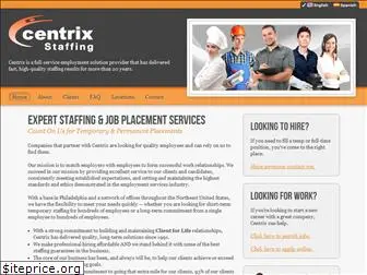 centrixstaffing.com