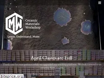 ceramicmaterialsworkshop.com