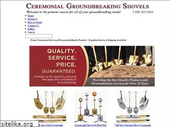 ceremonialgroundbreakingshovels.com