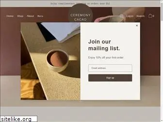 ceremonycacao.com