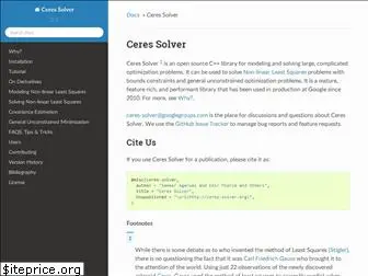 ceres-solver.org