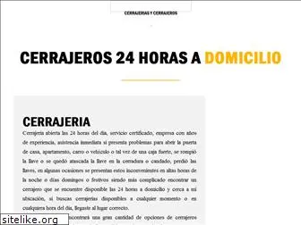 cerrajeros24horasadomicilio.com