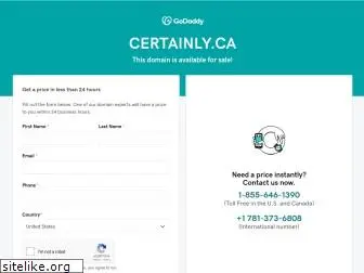 certainly.ca