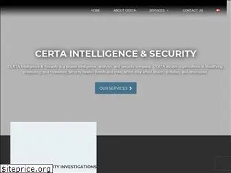 certaintelligence.com