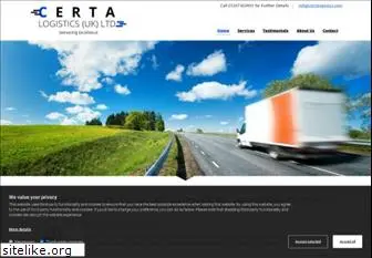 certalogistics.com