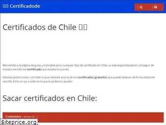 certificadode.cl