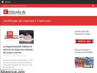 certificadodelibertad.com