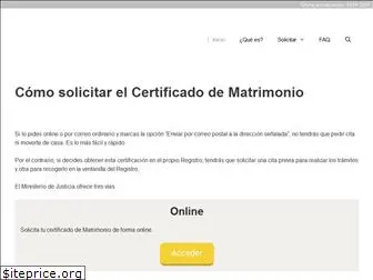 certificadodematrimonio.info