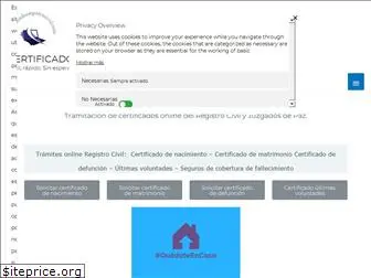 certificadoregistrocivil.com.es