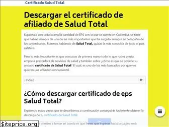 certificadosaludtotal.com